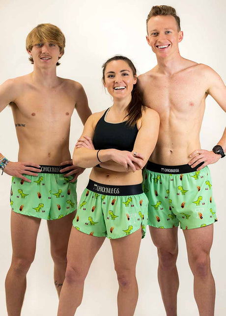Women's DINO-SORE 1.5" Split Shorts - ChicknLegs Triathlete Store