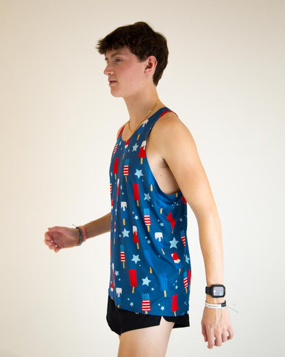 Men's Popsicles Performance Singlet - ChicknLegs