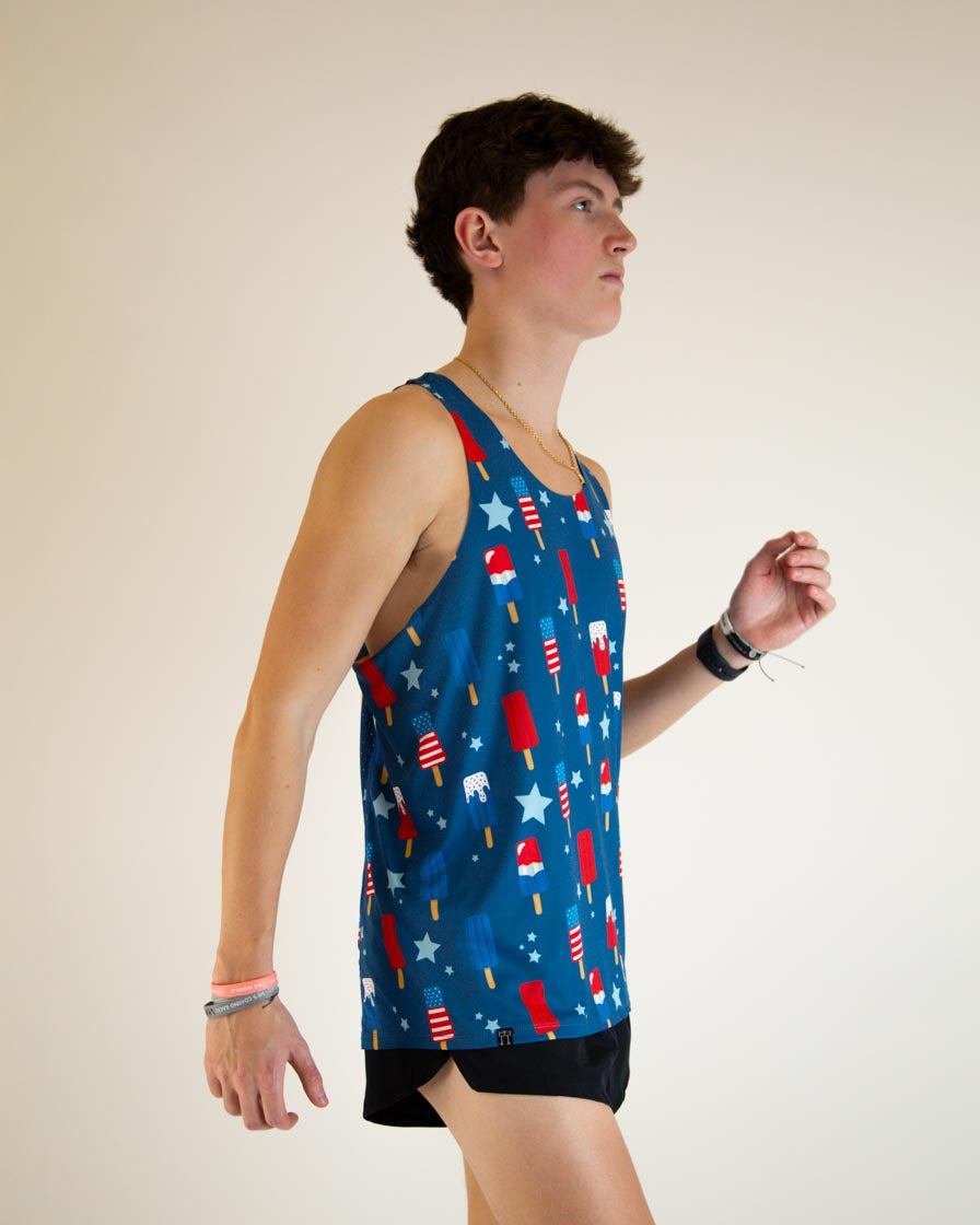 Men's Popsicles Performance Singlet - ChicknLegs