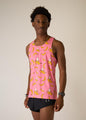 Men's Pink Bananas Performance Singlet - ChicknLegs