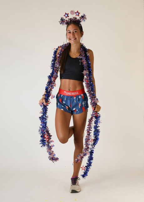 Women's Popsicles 1.5" Split Shorts (XXS, XS, S, M, L, XL) - ChicknLegs Triathlete Store