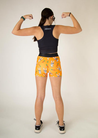 Women's Bad Bunny 3" 2-Pocket Compression Shorts - ChicknLegs