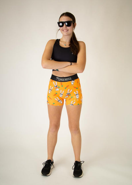 Women's Bad Bunny 3" 2-Pocket Compression Shorts - ChicknLegs