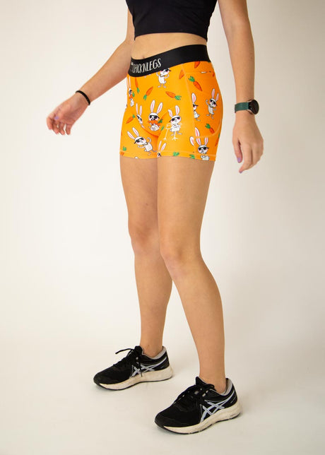 Women's Bad Bunny 3" 2-Pocket Compression Shorts - ChicknLegs