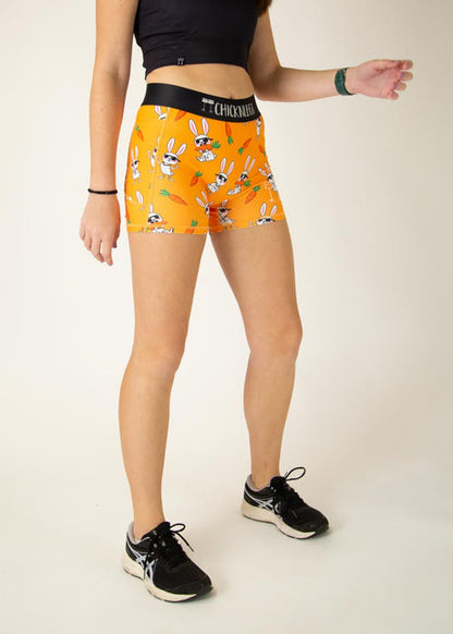 Women's Bad Bunny 3" 2-Pocket Compression Shorts - ChicknLegs