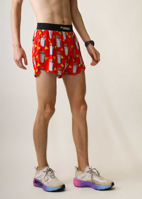 Men's Burritos 4" Half Split Shorts - ChicknLegs