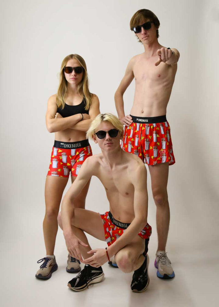 Men's Burritos 4" Half Split Shorts - ChicknLegs