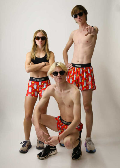 Men's Burritos 4" Half Split Shorts - ChicknLegs