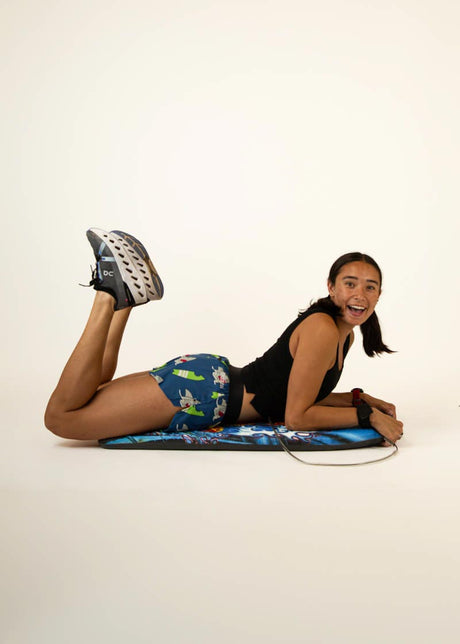 Women's Blue Sharks 1.5" Split Shorts XXS, XS, S, M, L, XL - ChicknLegs Triathlete Store