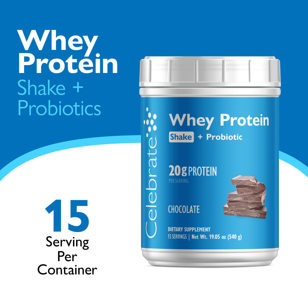 Celebrate® Whey Protein Shake + Probiotic