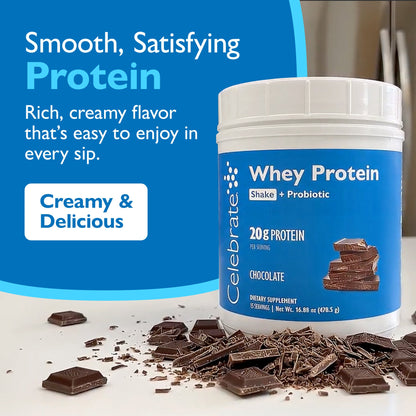 Celebrate® Whey Protein Shake + Probiotic