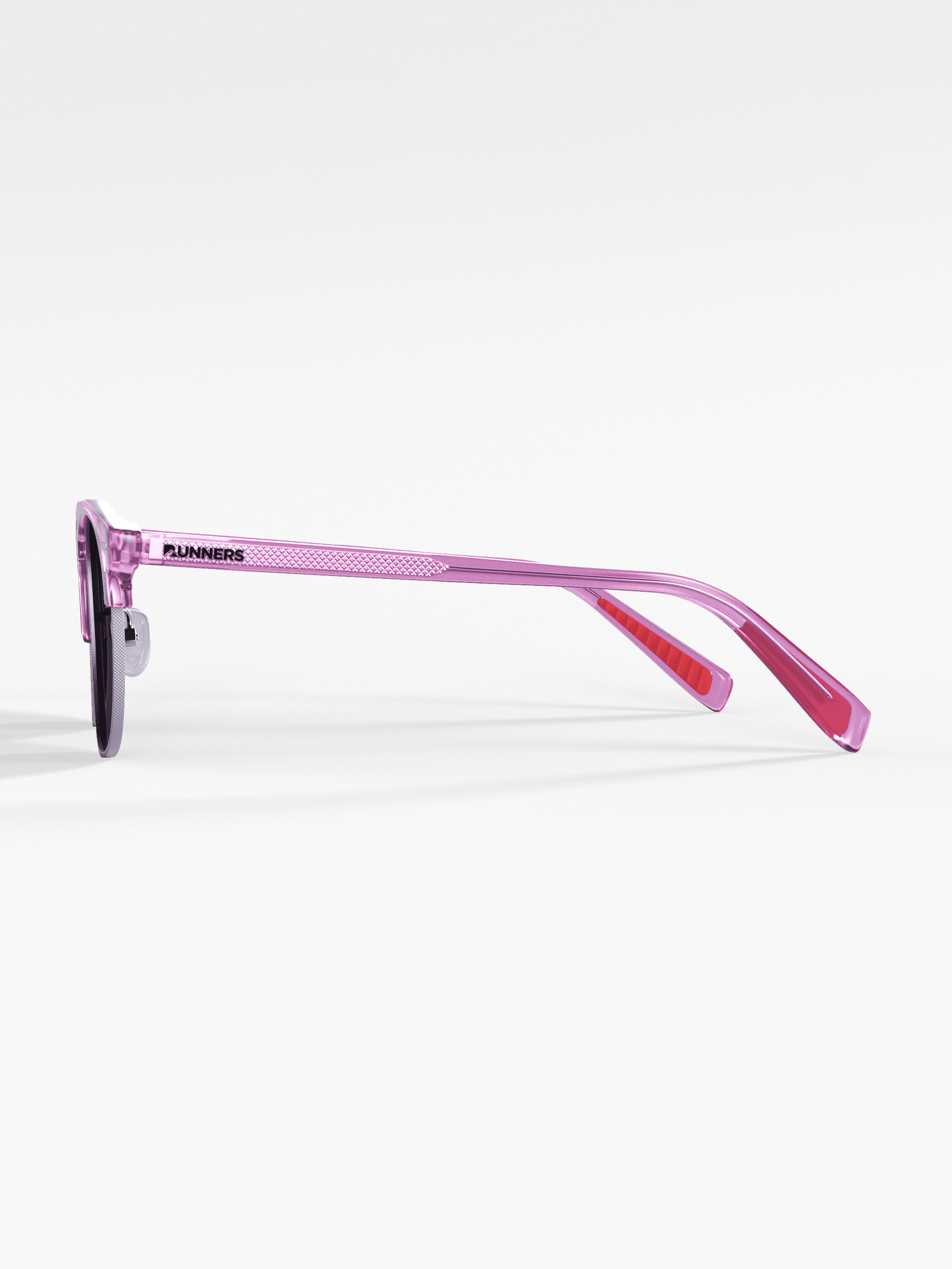 Clear Lilac Semi Rimless - Runner's Athletics - The Track and Field Store
