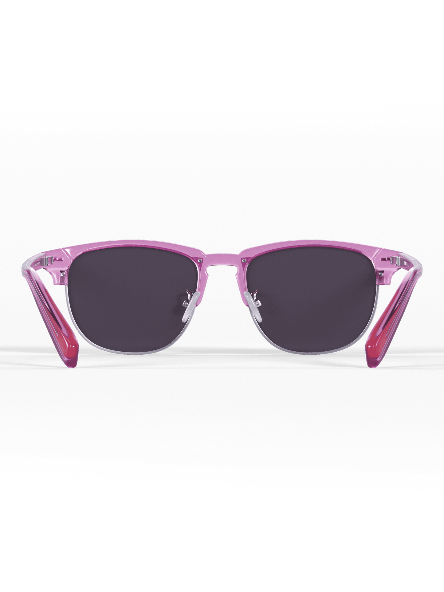 Clear Lilac Semi Rimless - Runner's Athletics - The Track and Field Store