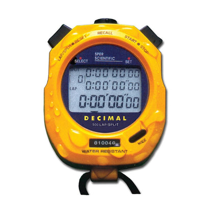 Advanced Decimal Display Stopwatch - Sper Scientific