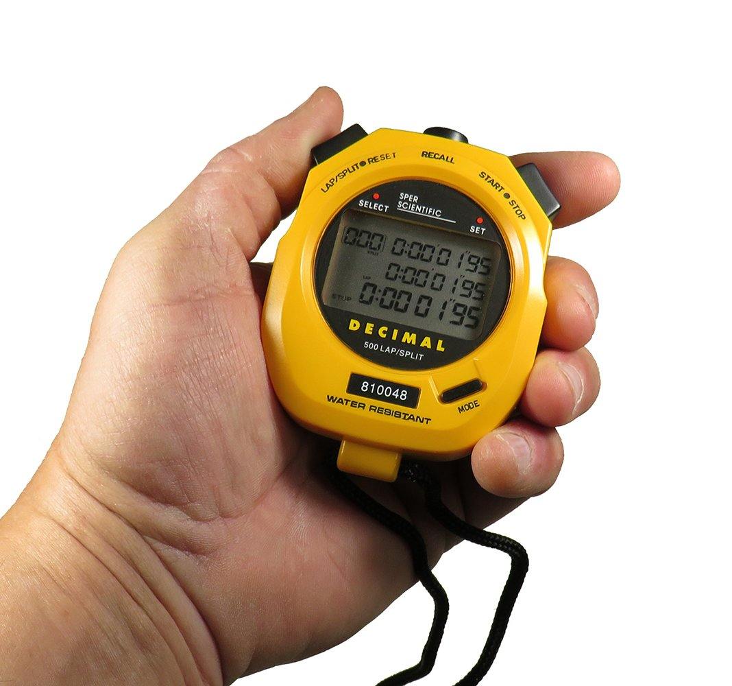 Advanced Decimal Display Stopwatch - Sper Scientific