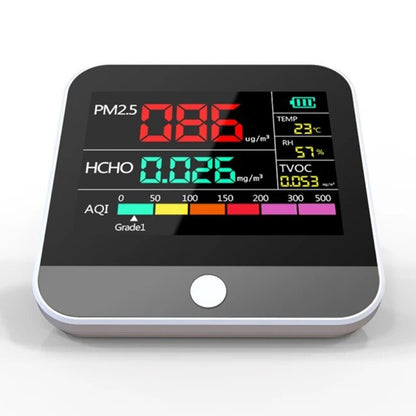 Indoor Air Quality Monitor with Air Quality Index, PM2.5, PM10, PM1.0, HCHO, TVOC - Sper Scientific