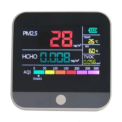 Indoor Air Quality Monitor with Air Quality Index, PM2.5, PM10, PM1.0, HCHO, TVOC - Sper Scientific