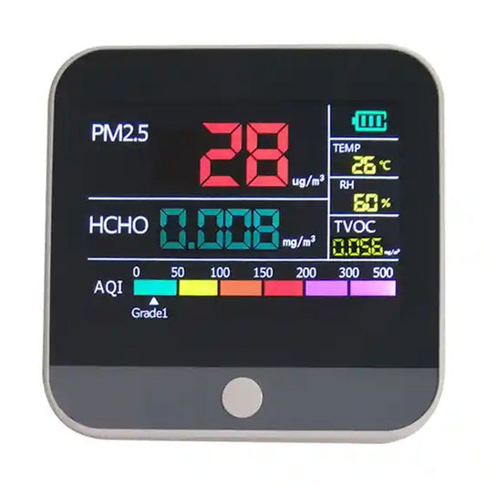 Indoor Air Quality Monitor with Air Quality Index, PM2.5, PM10, PM1.0, HCHO, TVOC - Sper Scientific