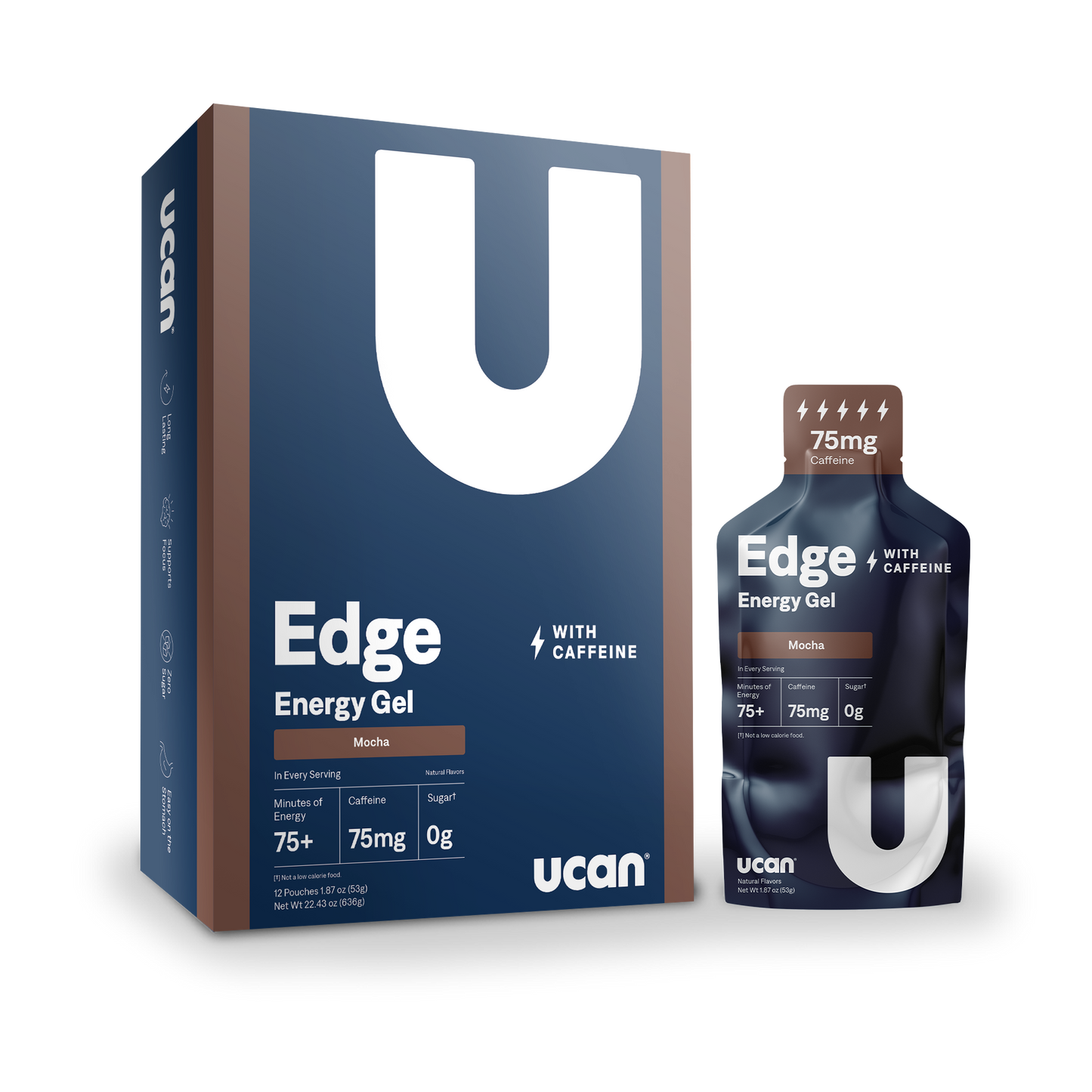 Mocha Edge + Caffeine - UCAN - The Track and Field Store
