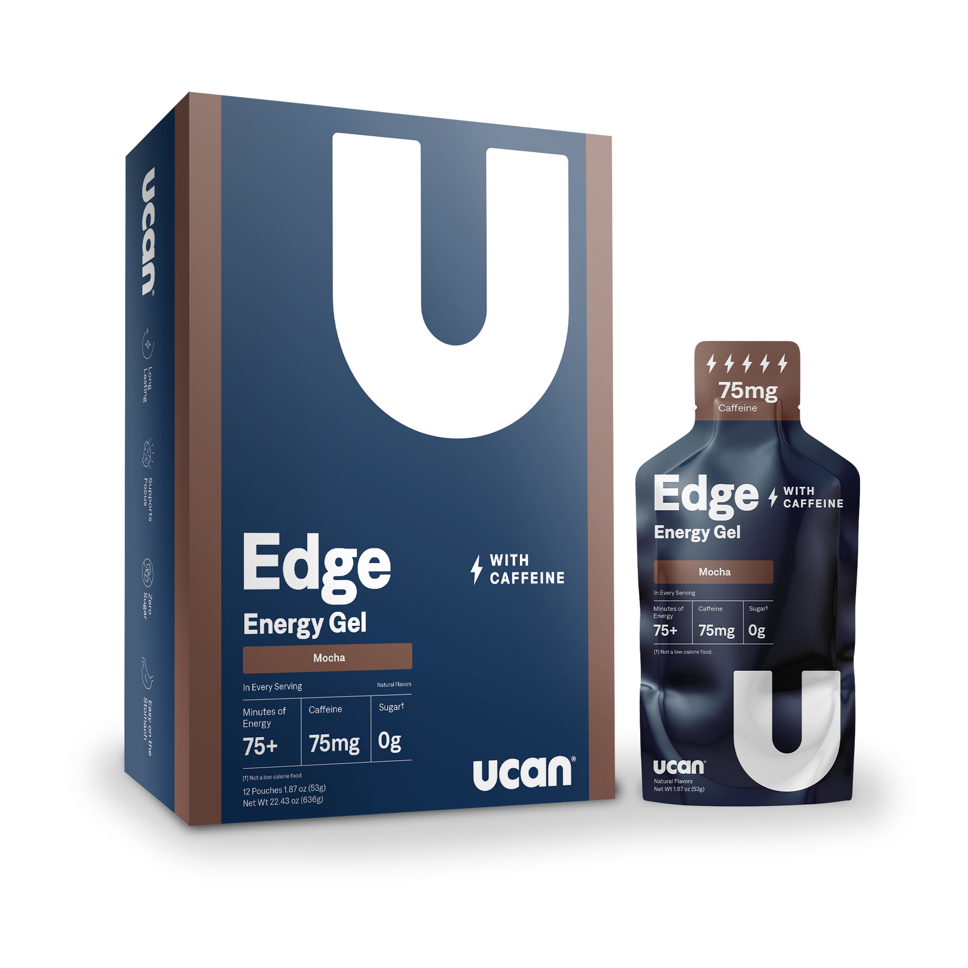 Mocha Edge + Caffeine - UCAN - The Track and Field Store