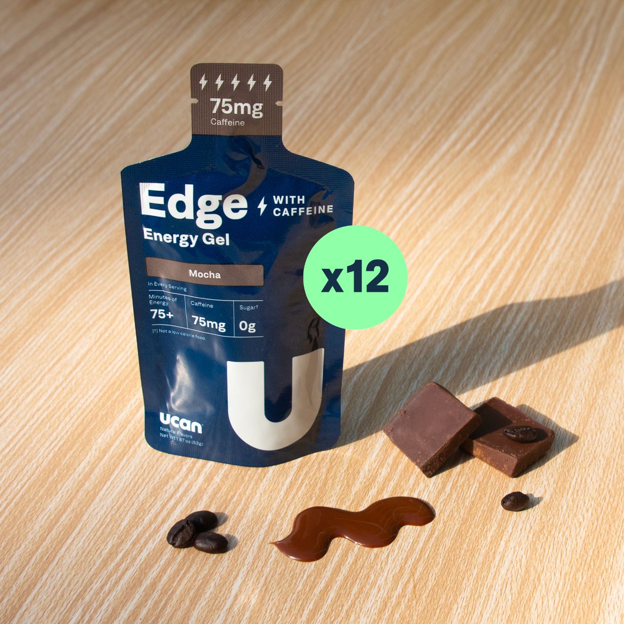 Mocha Edge + Caffeine - UCAN - The Track and Field Store