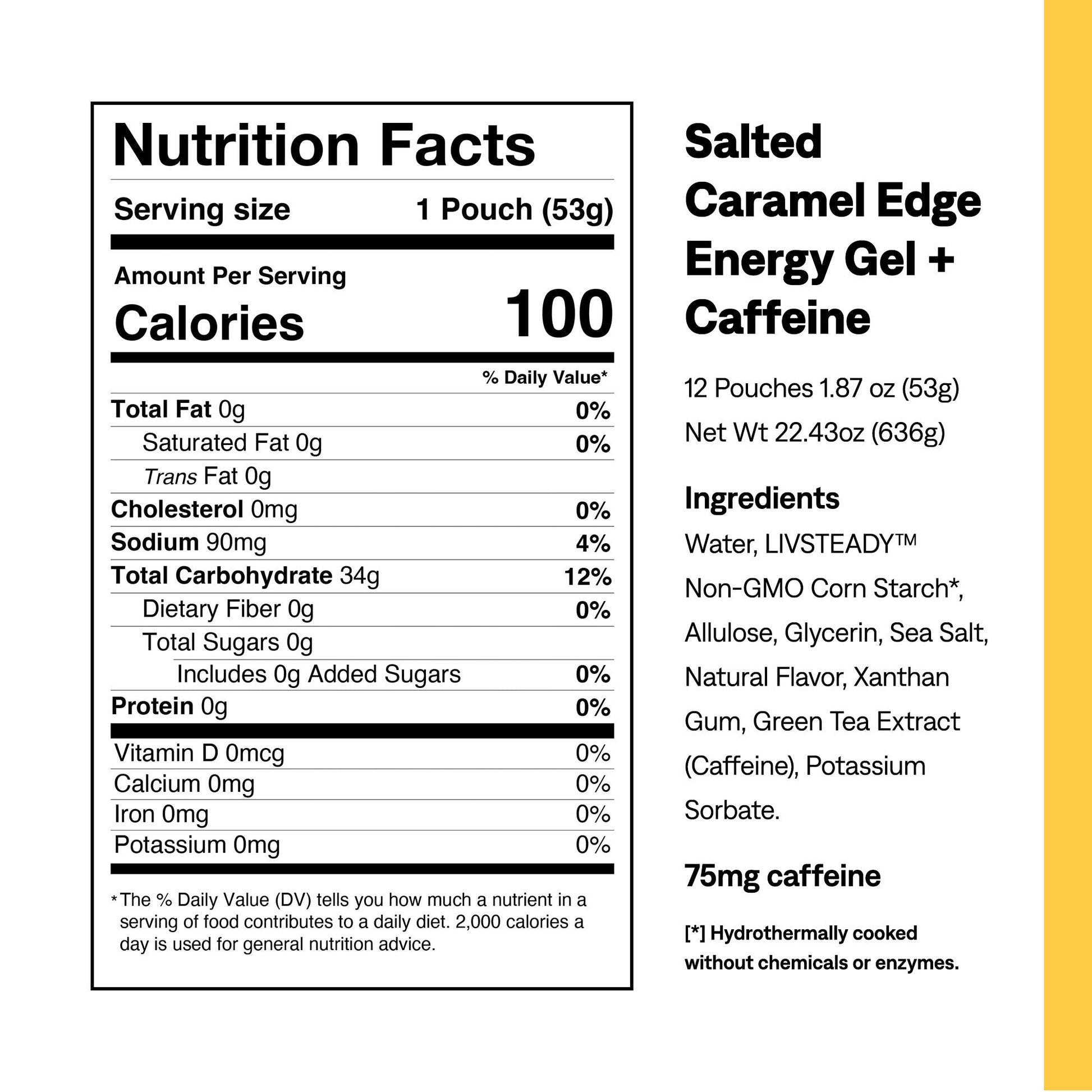 Salted Caramel Edge + Caffeine - UCAN - The Track and Field Store