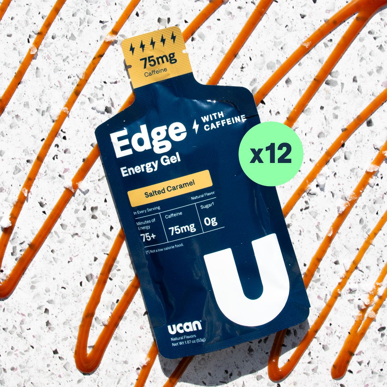 Salted Caramel Edge + Caffeine - UCAN - The Track and Field Store