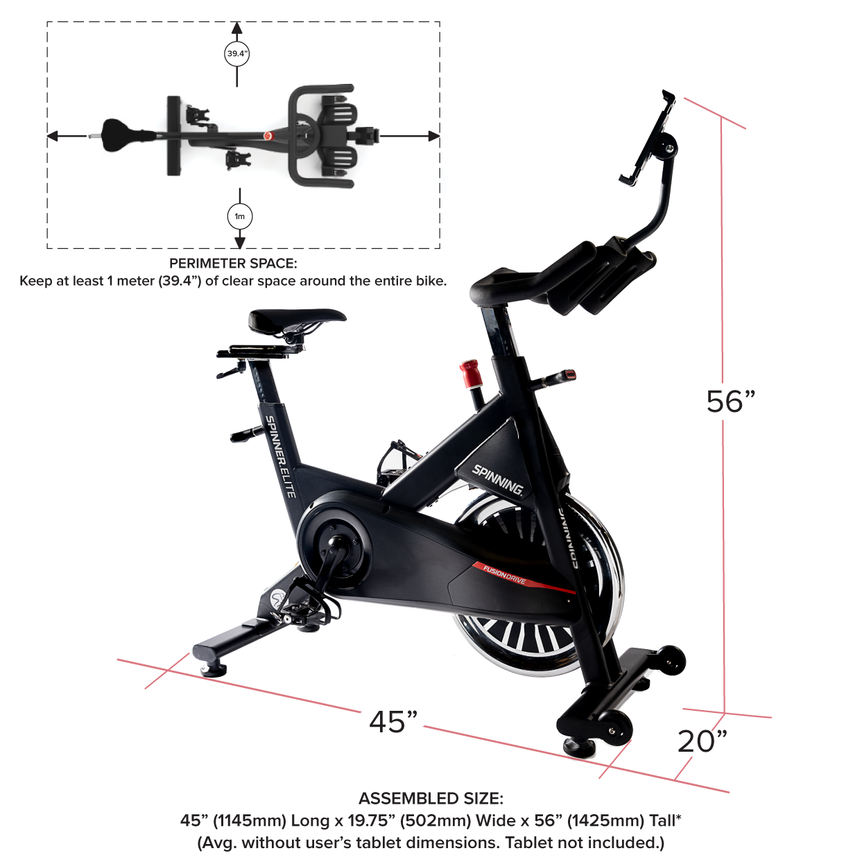 Elite Connected Spinner® Bike Spinning