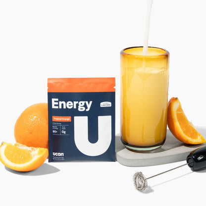 Tropical Orange Energy Powder Packets - UCAN - The Track and Field Store