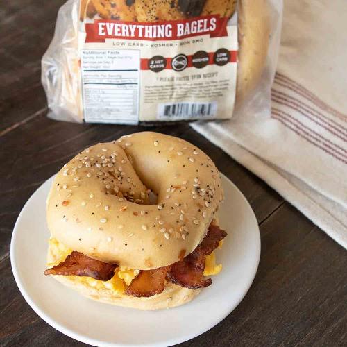 Everything Bagel - 0g Net Carb, High in Protein, High Fiber, Non-GMO - Wholesome Provisions - The Track and Field Store