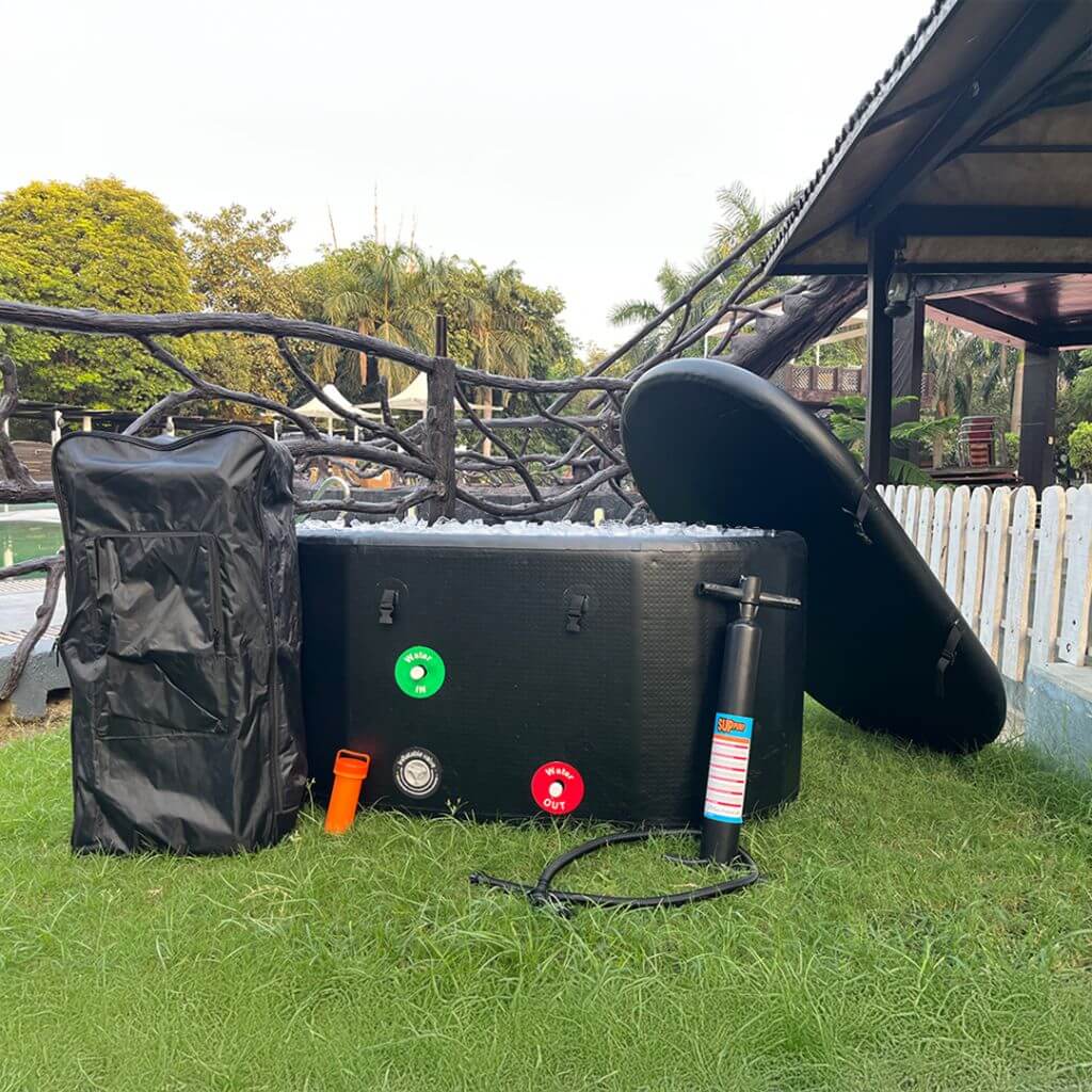 Extra Large Ice Bath Tub X Pro - Water Chiller Compatible Cold Plunge for Athletes RevivPro