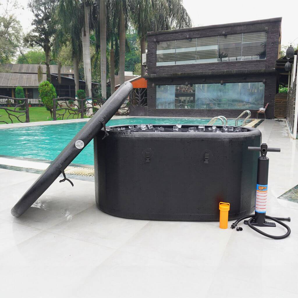 Extra Large Ice Bath Tub X Pro - Water Chiller Compatible Cold Plunge for Athletes RevivPro