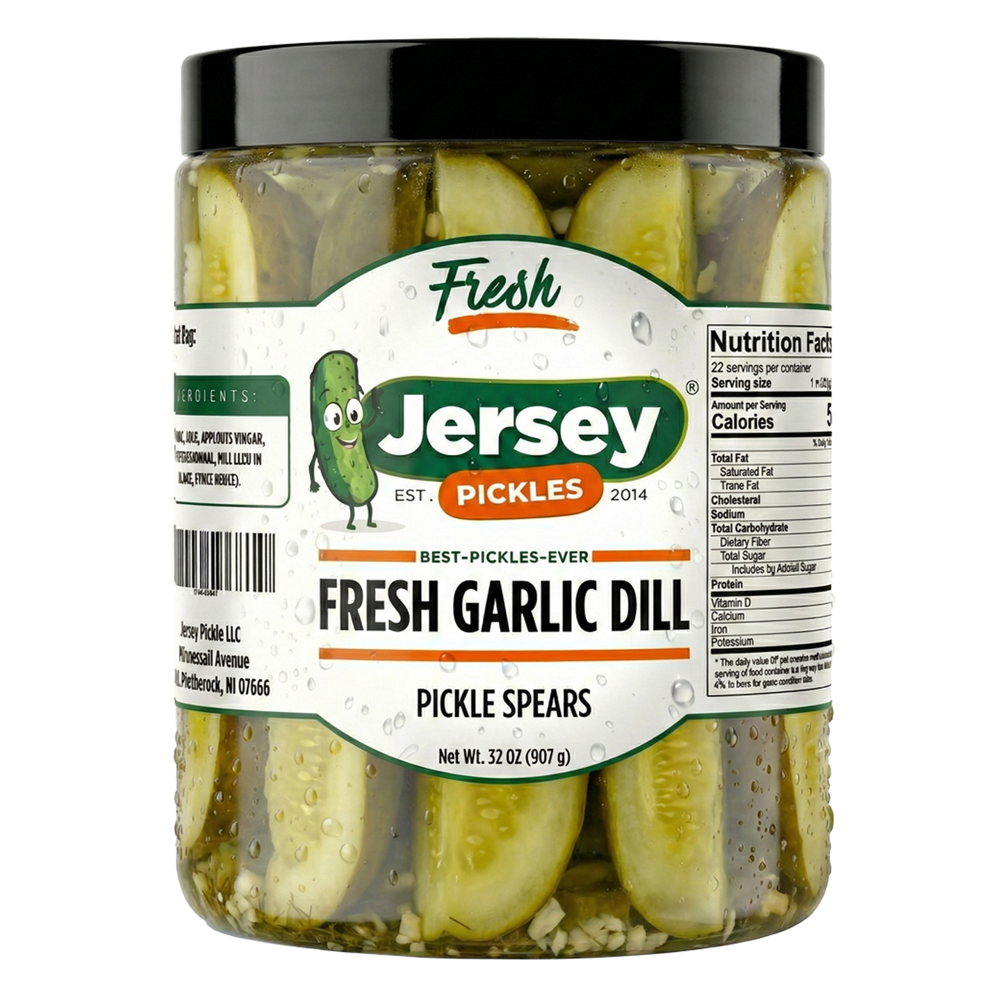 Fresh Garlic Dill Pickle Spears