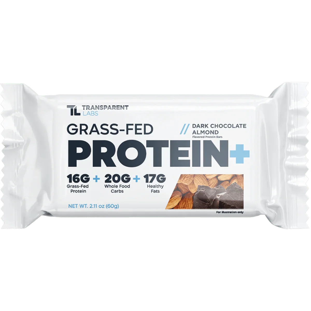 Transparent labs Grass-Fed Protein+ Bar