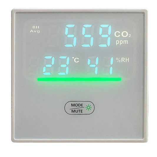 Hardwired CO2, Humidity & Temperature IAQ Monitor with Dual Power Input - Sper Scientific