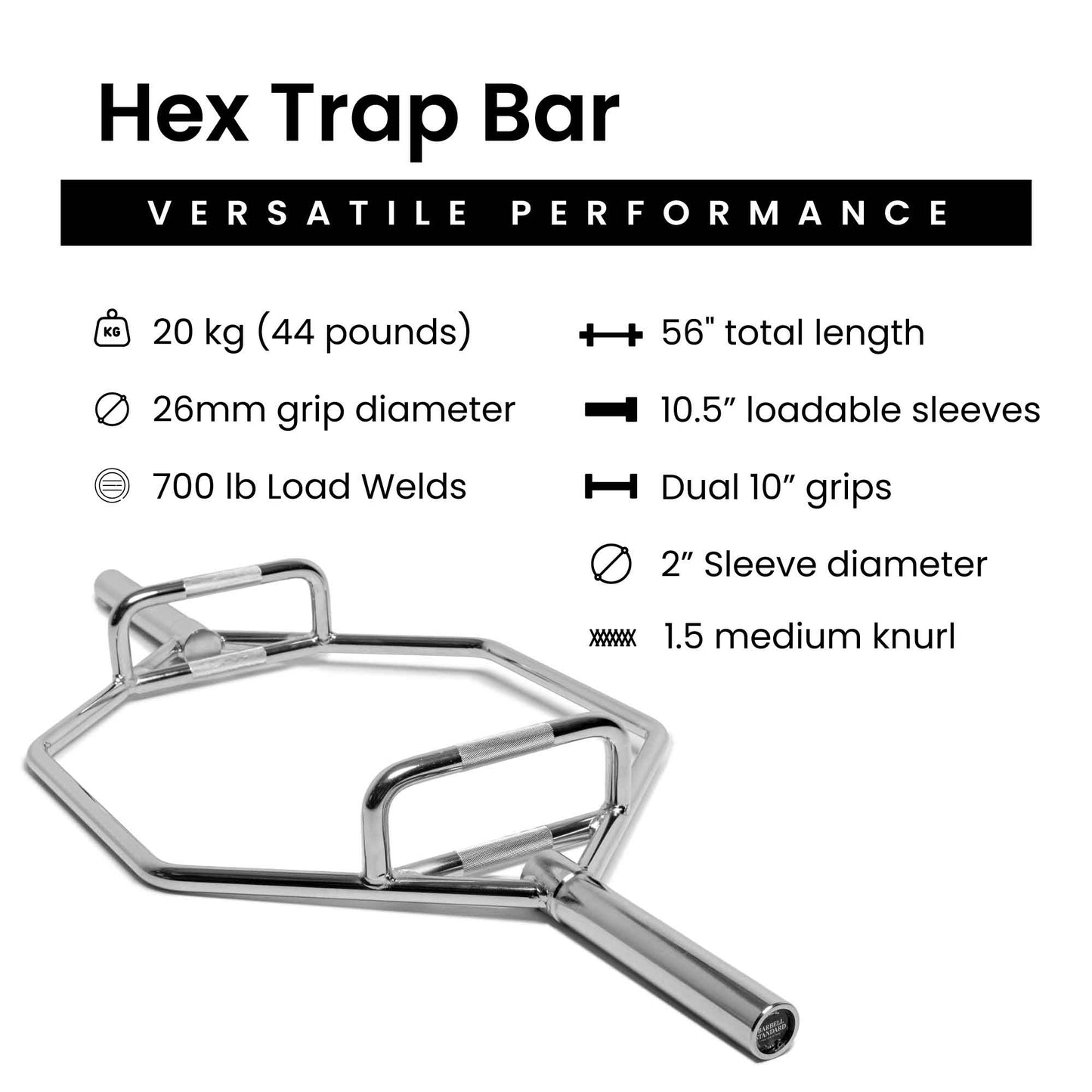 Hex Bar Weight Sets - Barbell Standard