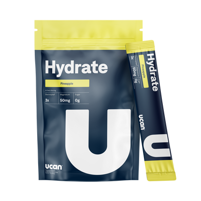Pineapple Hydrate Electrolyte Packets - UCAN - The Track and Field Store