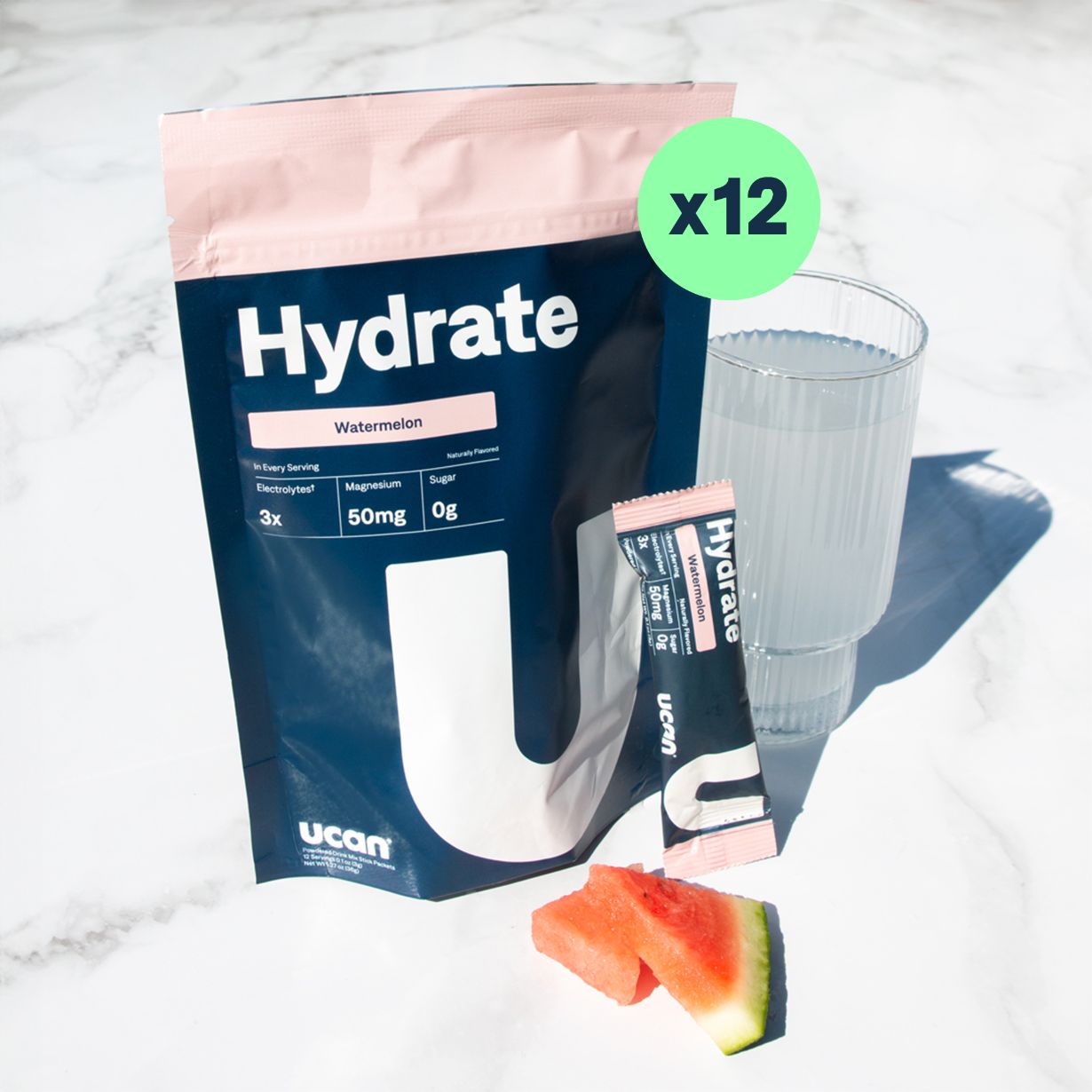 Watermelon Hydrate Electrolyte Packets - UCAN
