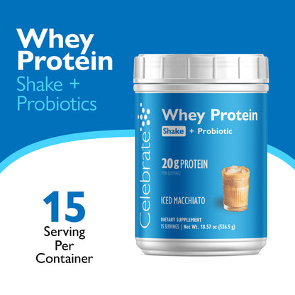 Celebrate® Whey Protein Shake + Probiotic