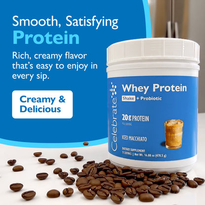Celebrate® Whey Protein Shake + Probiotic