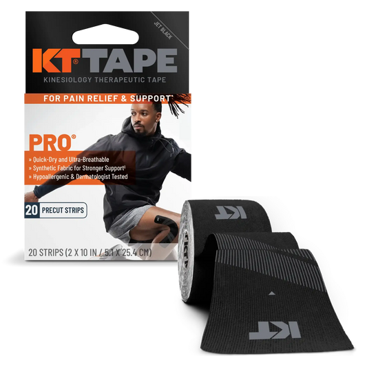 KT Tape Pro® Synthetic Kinesiology Tape – Precut Strips