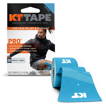 KT Tape Pro® Synthetic Kinesiology Tape – Precut Strips