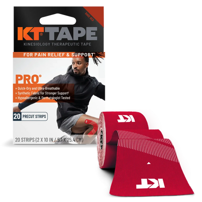 KT Tape Pro® Synthetic Kinesiology Tape – Precut Strips
