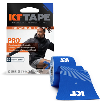 KT Tape Pro® Synthetic Kinesiology Tape – Precut Strips