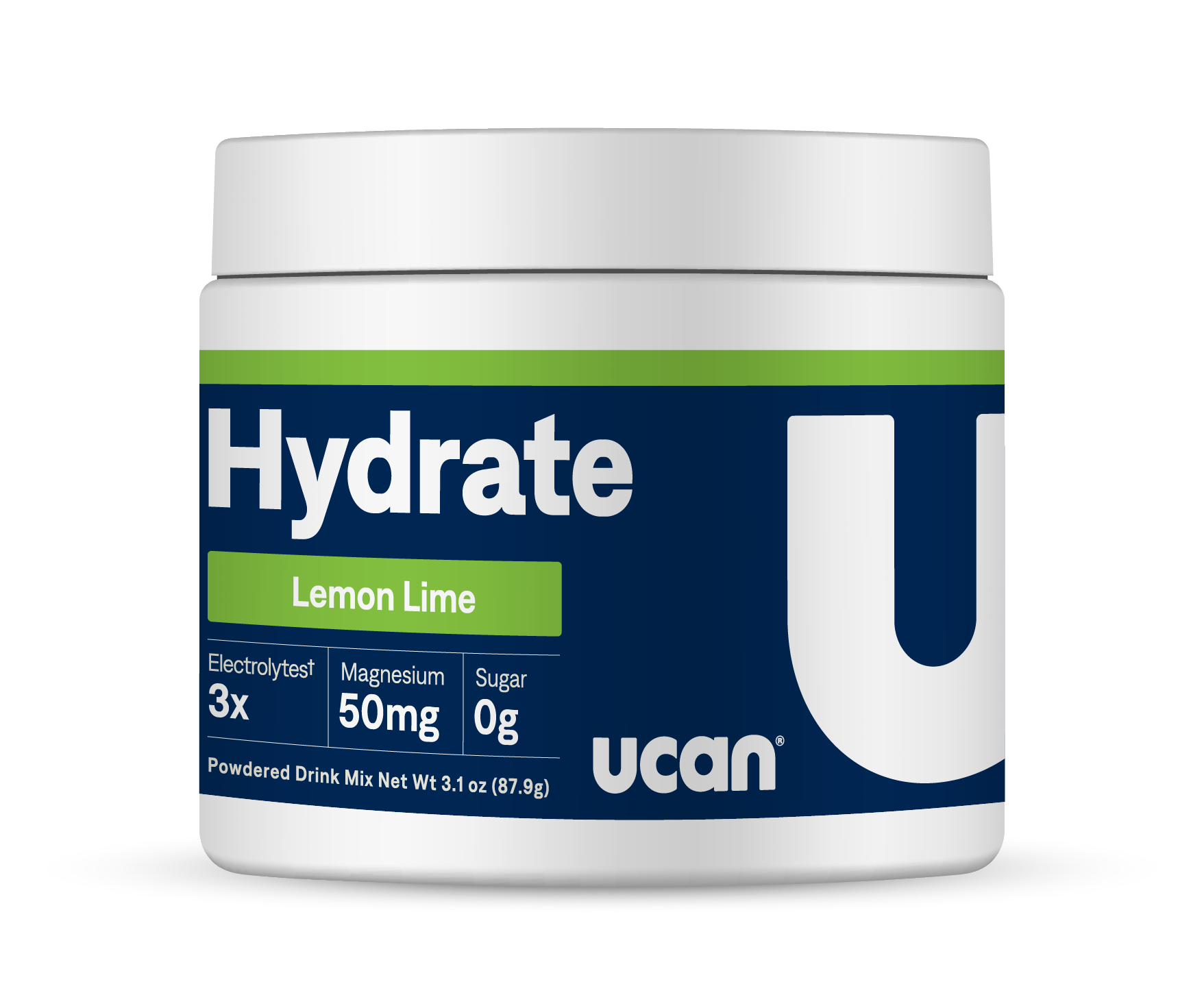 Lemon Lime Hydrate Electrolyte Jar - UCAN - The Track and Field Store
