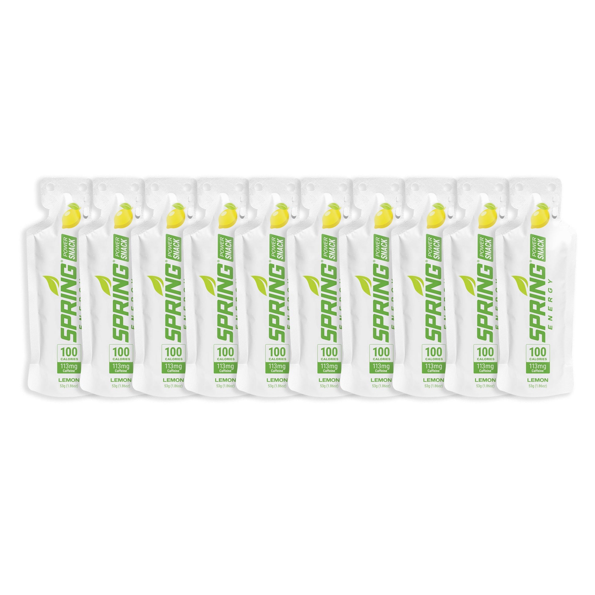 Lemon Power Snack with 113 mg of Caffeine 100 Kcal myspringenergy