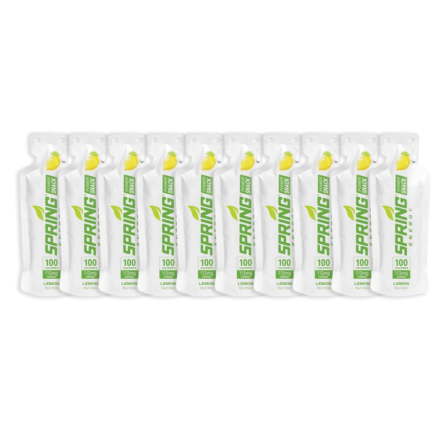 Lemon Power Snack with 113 mg of Caffeine 100 Kcal myspringenergy