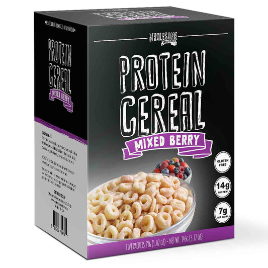 Mixed Berry Protein Cereal - High Protein & Fiber, Low Carb - Wholesome Provisions
