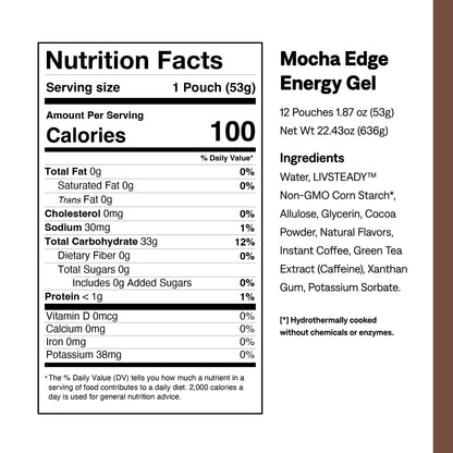 Mocha Edge + Caffeine - UCAN - The Track and Field Store