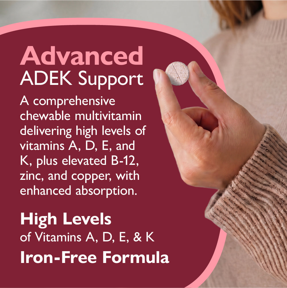 Multi-ADEK Chewable Vitamin, Iron Free, Berry Sorbet
